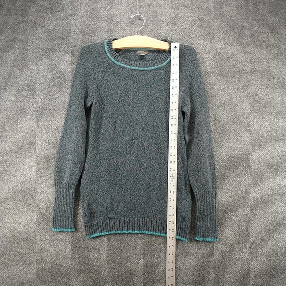 Eddie Bauer Women's Pullover Marled Knit Sweater Multi XS Raglan Sleeve Cotton - Picture 10 of 13